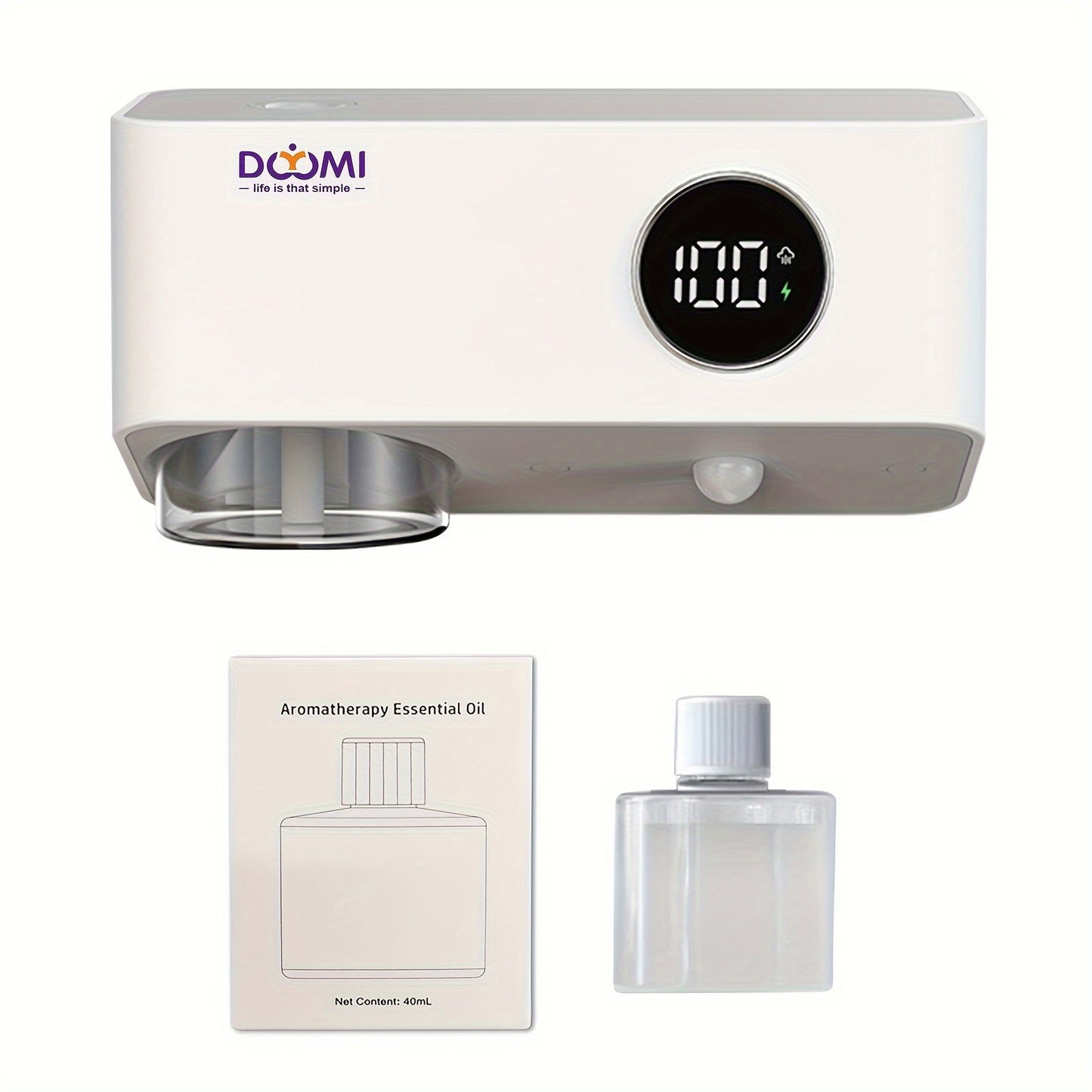 AromaBliss Diffuser - Smart Home Aromatherapy Machine for Bedroom, Living Room, Bathroom - Automatic Induction Night Light, Long-Lasting Fragrance with Three Adjustable Concentrations, Compact Design, Whisper Quiet Operation,