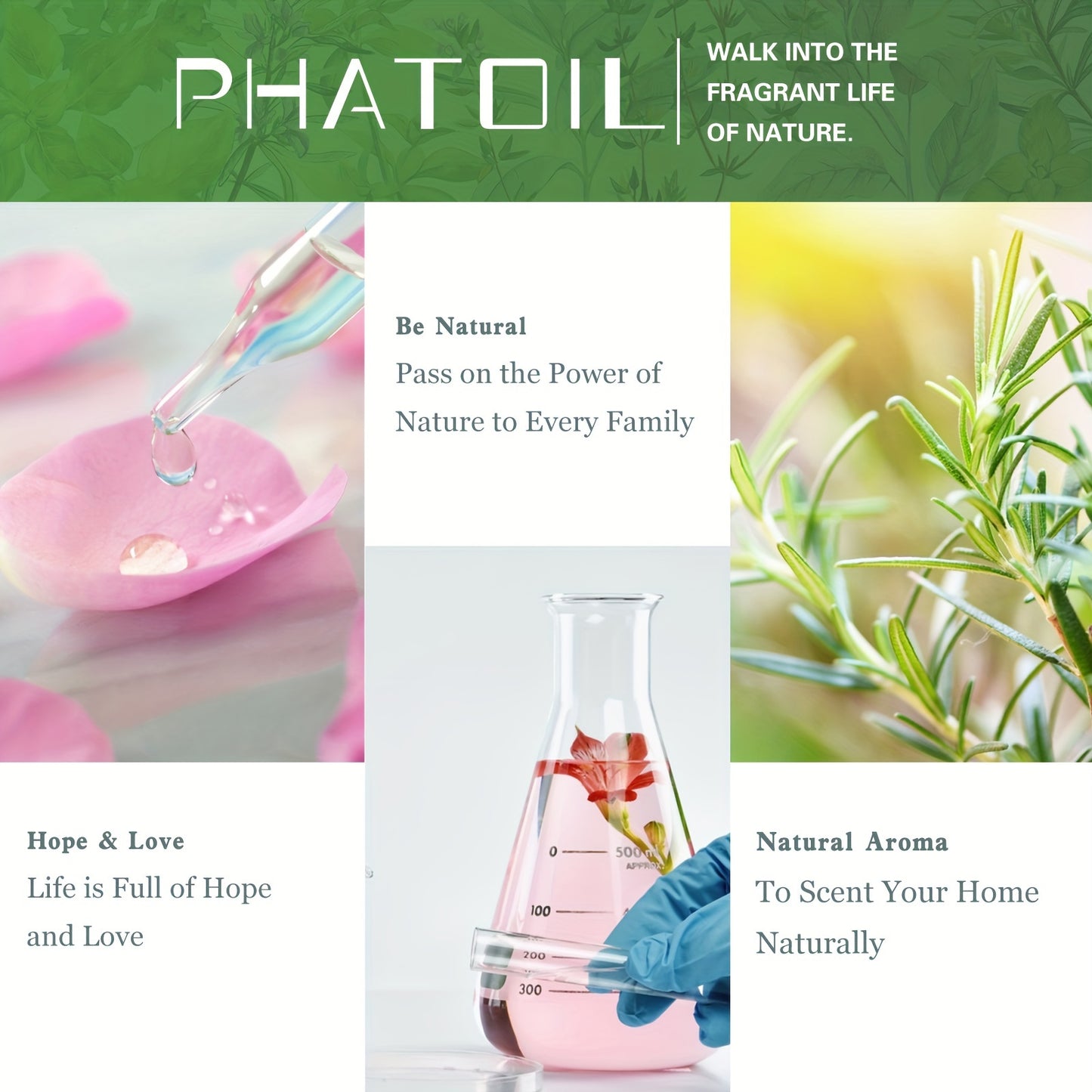 PHATOIL 1pc 100ml/3.38Fl.Oz Pine Needles Essential Oils For Diffusers Humidifiers Candle Making